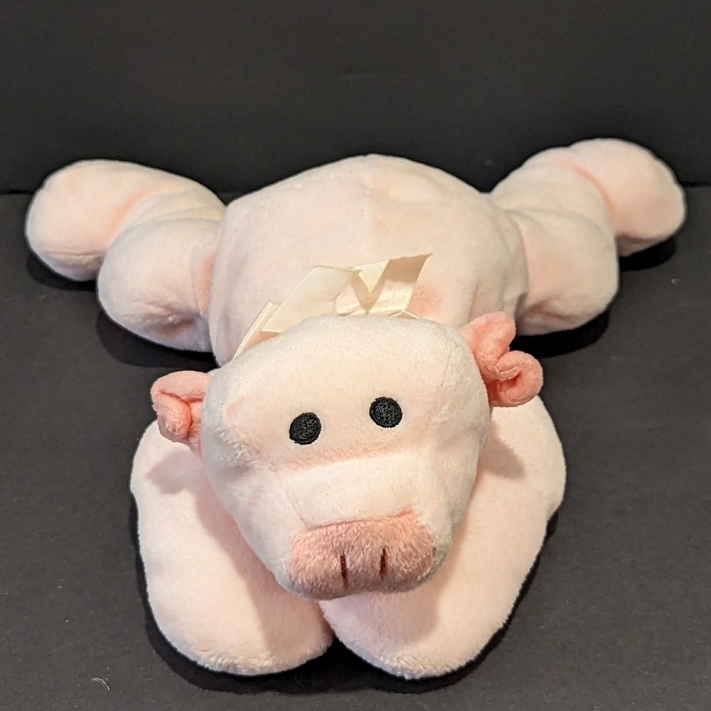 2/$20 TY Pillow Pals Oink pink pig plush 1994